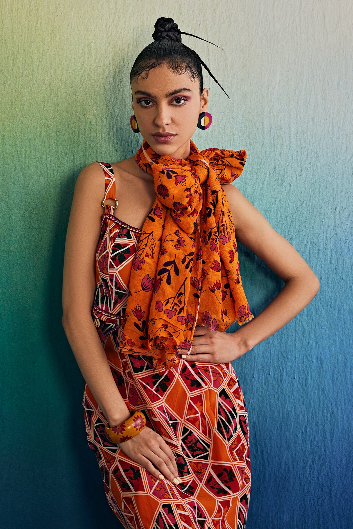 Tangerine Maxi Dress