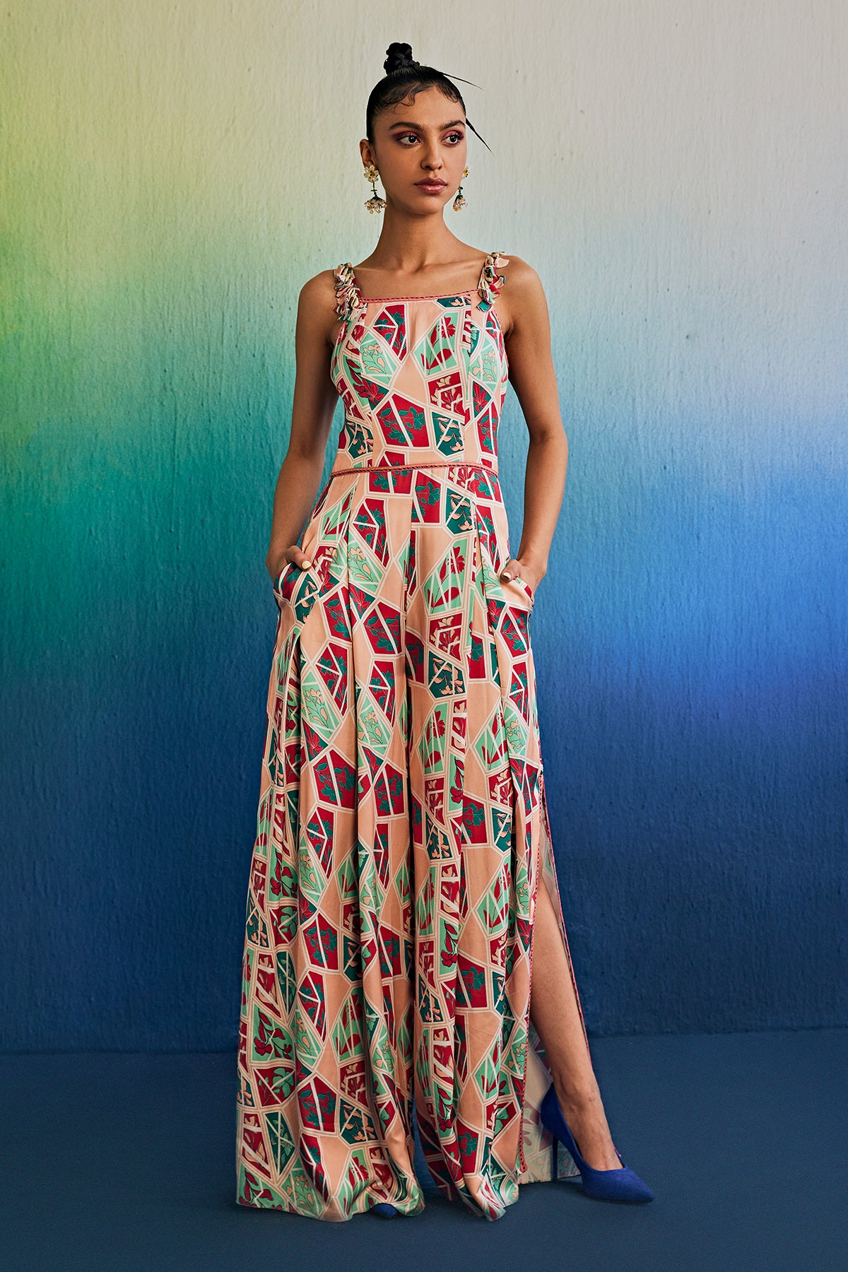 Salmon Pink Jumpsuit