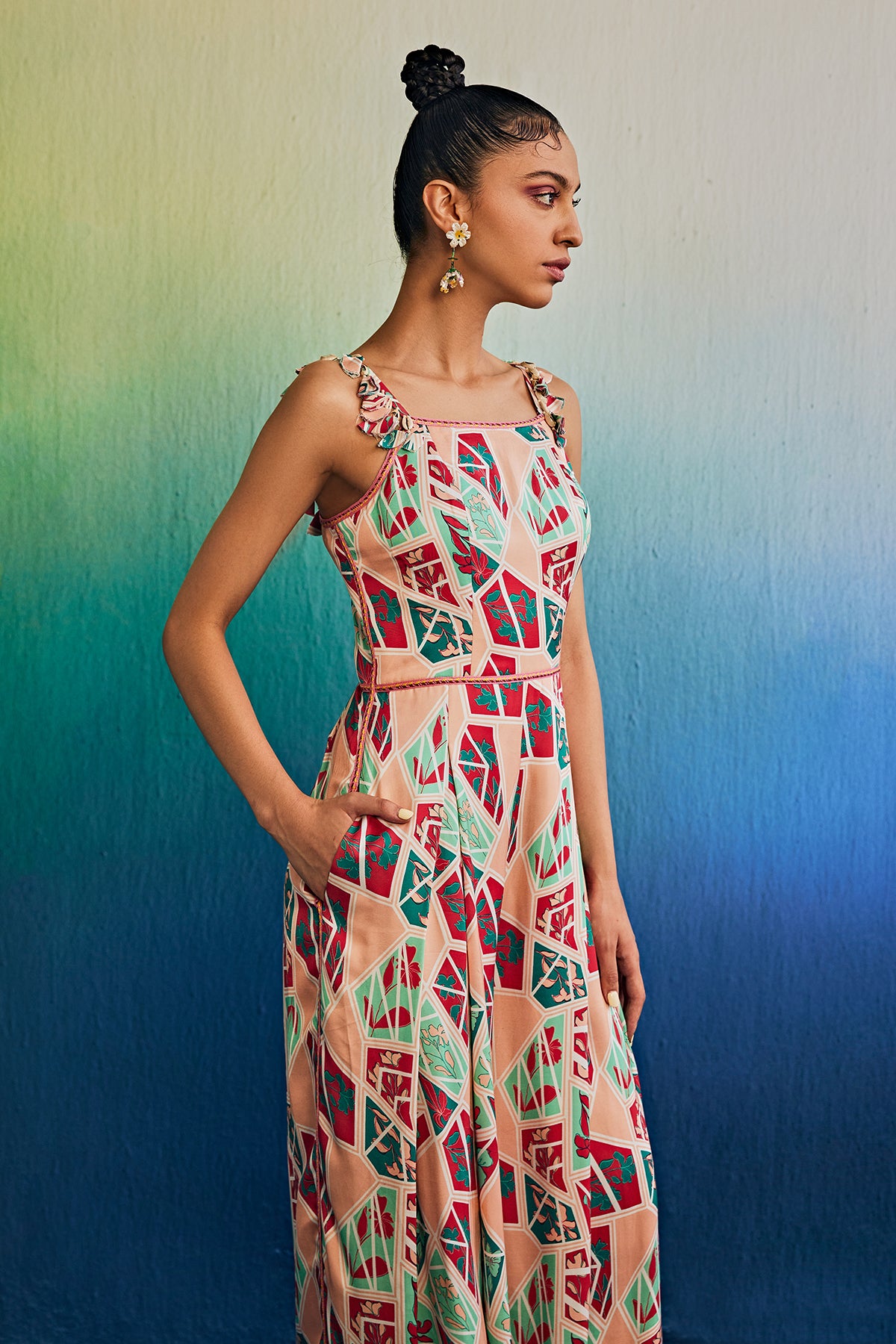 Salmon Pink Jumpsuit