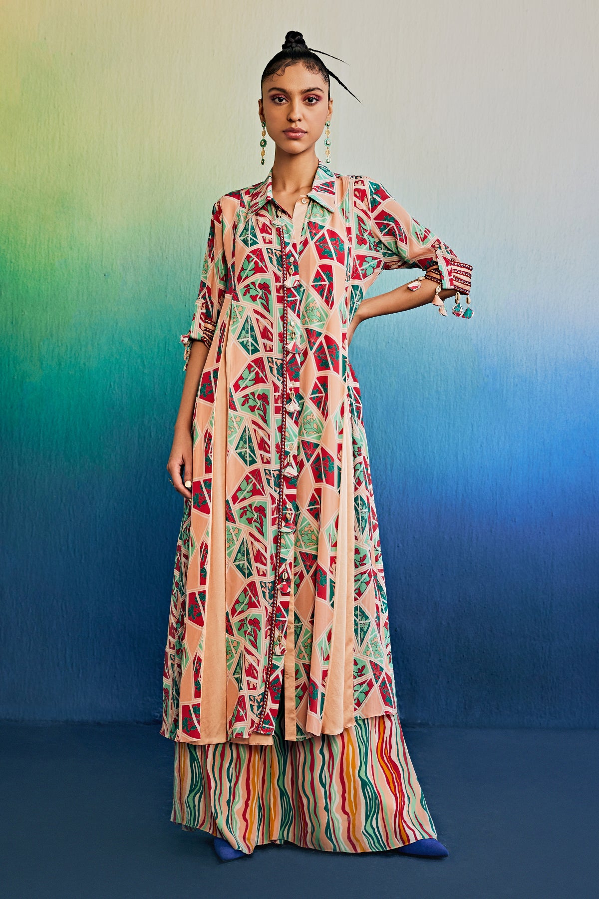 Salmon Pink Co-ord Set