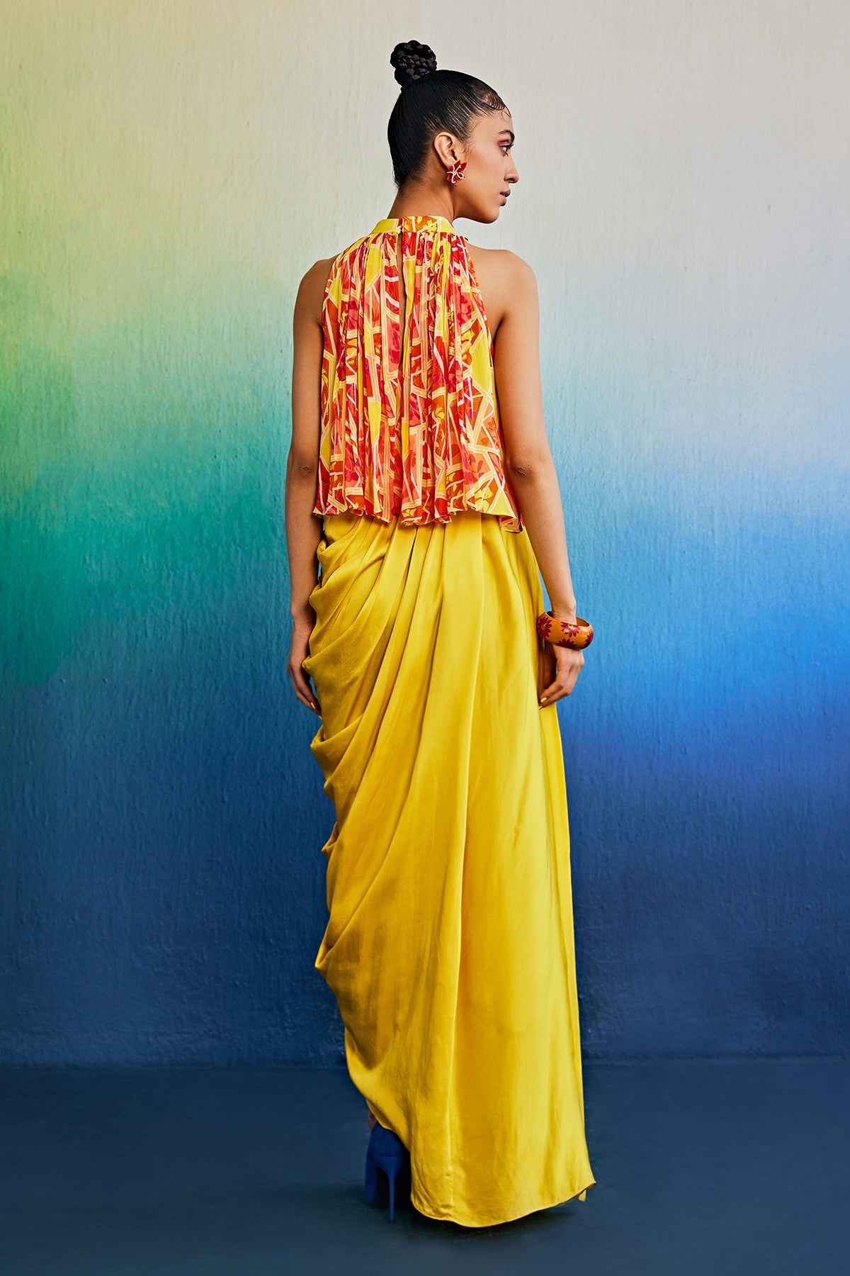 Sunrise Yellow Croptop Set