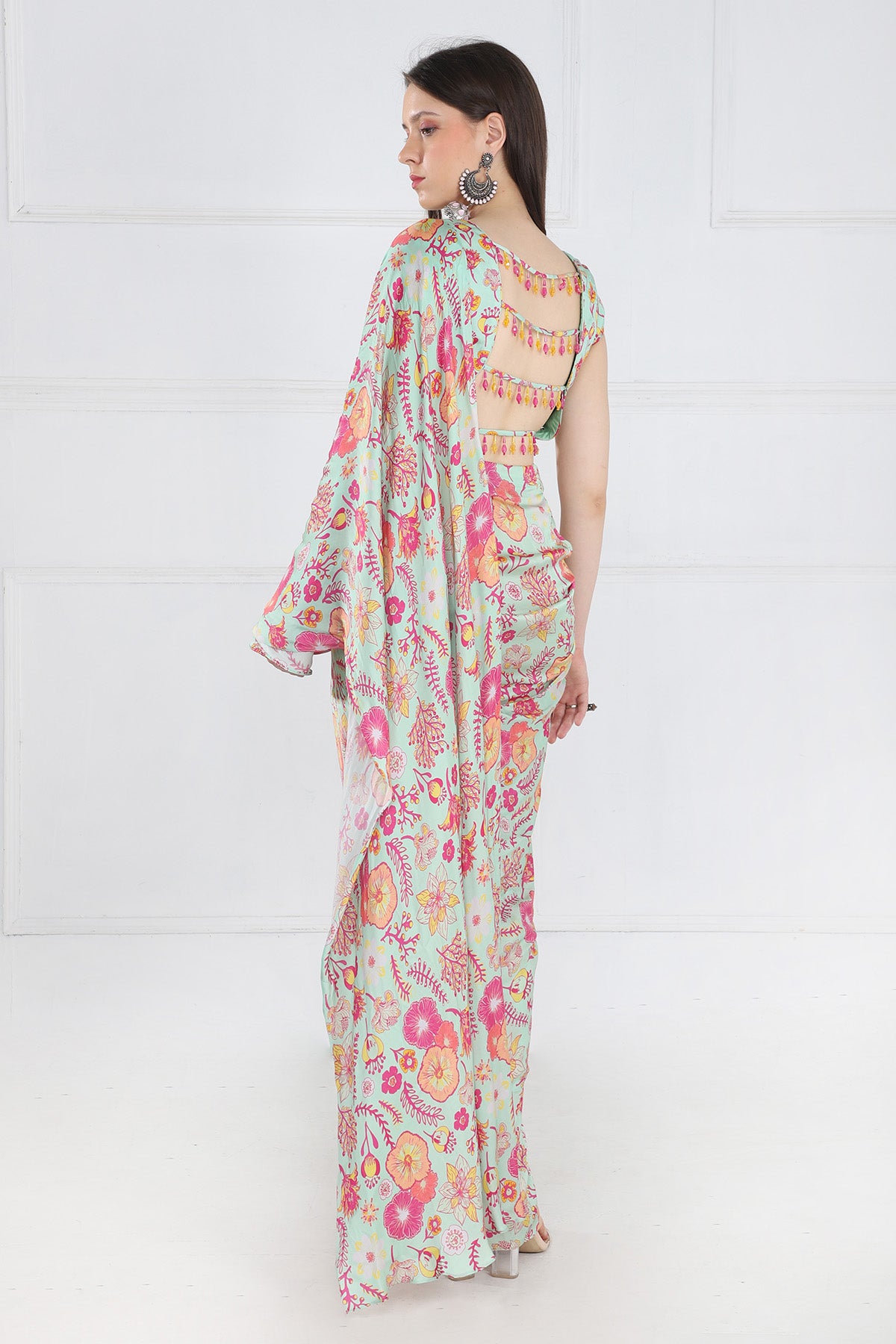 MINT GREEN SAREE SET