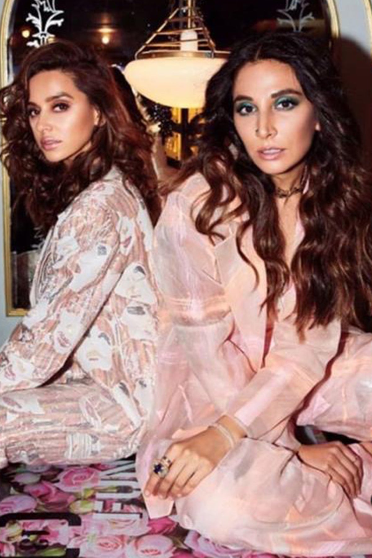 Monica Dogra in Hand Painted Stroke Suit