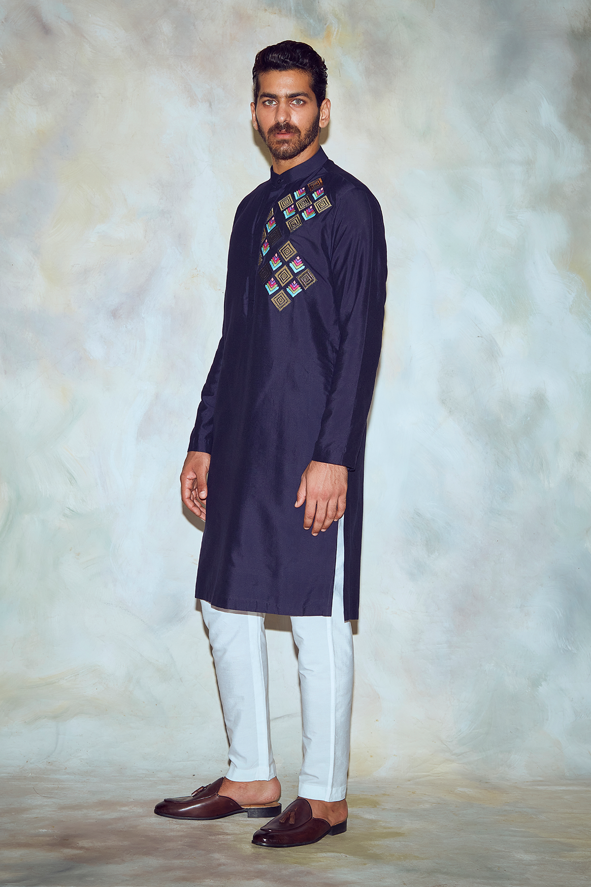 Dark Blue Kurta