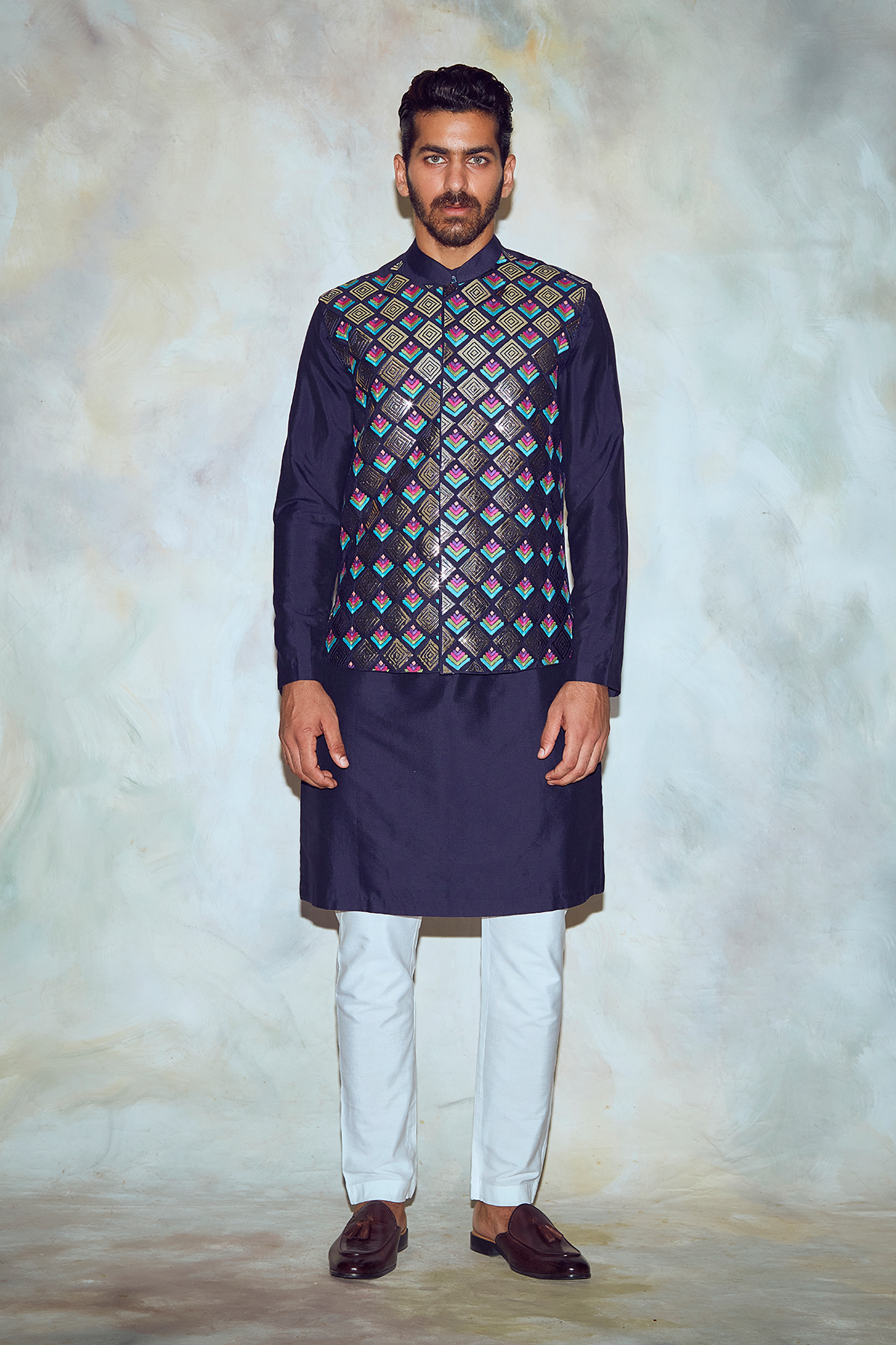 Dark Blue Acrylic  Bundy