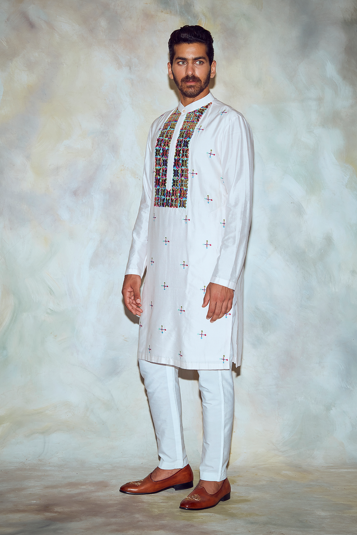 Blush Pink Box Kurta