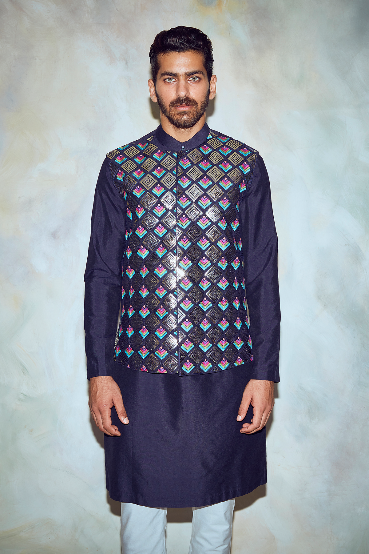 Dark Blue Acrylic  Bundy