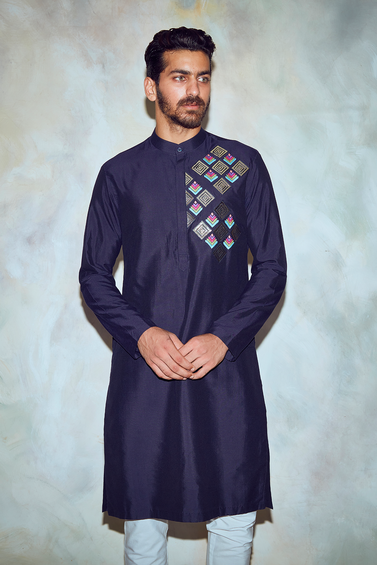Dark Blue Kurta