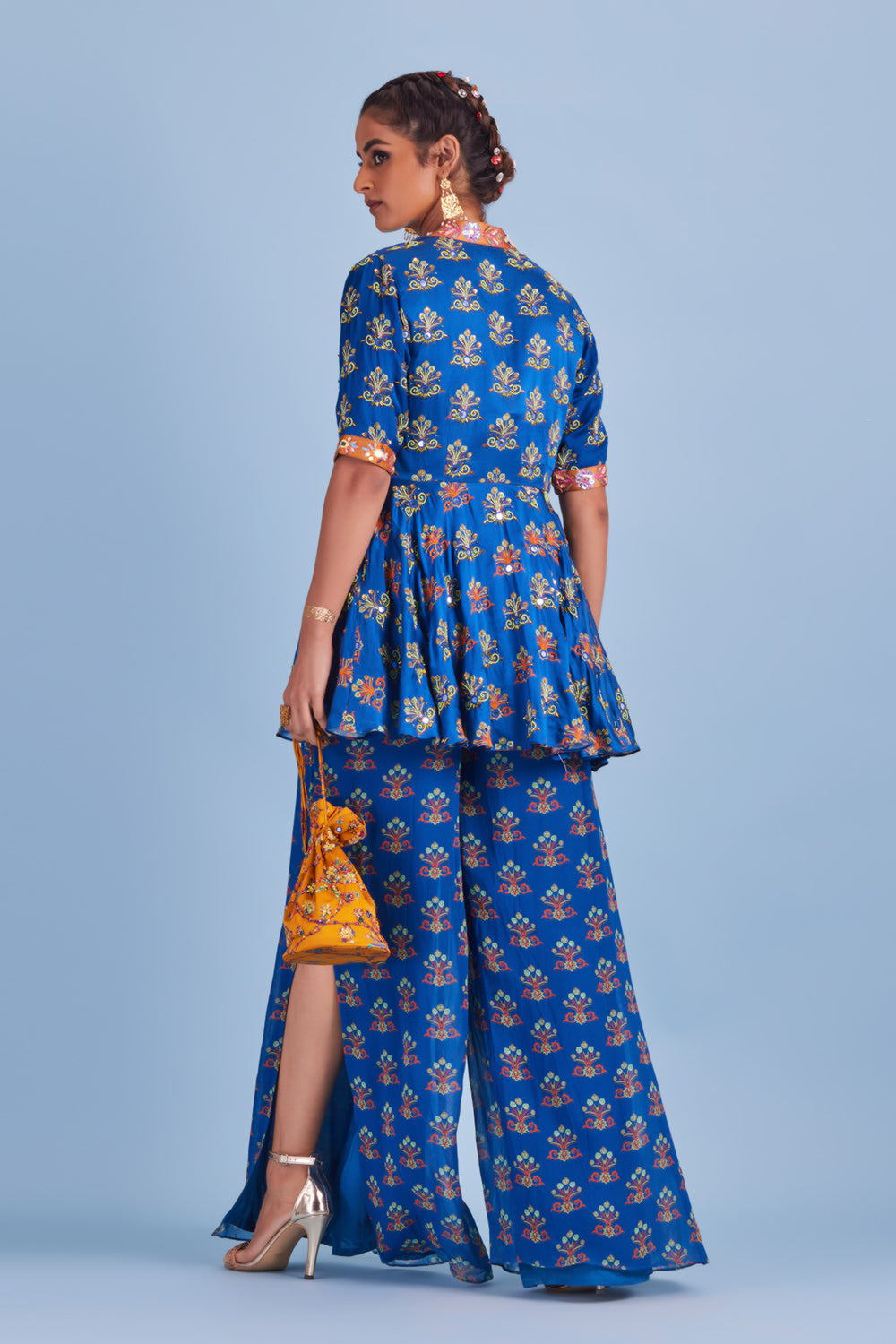 SANJANA BATRA IN NOMADIC PRINTED PEPLUM SET